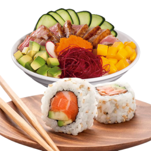 4. Sushi y sushi Bowls